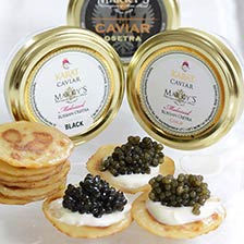 Osetra Classic and Gold Caviar Taster Set