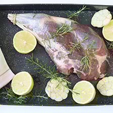 Roasted Rosemary and Lemon Lamb Leg Recipe