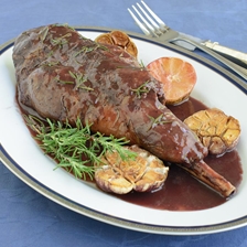 ARosemary, Garlic and Lemon Roasted Lamb Leg Recipe For Easter
