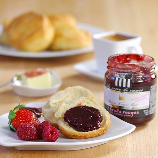 Strawberry, Raspberry and Morello Cherry Jam