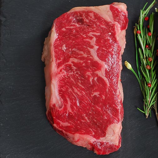 Wagyu Beef New York Strip - MS6 - Whole