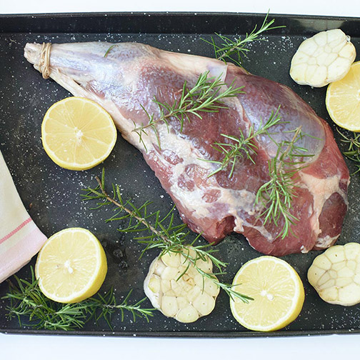 Roasted Rosemary and Lemon Lamb Leg Recipe