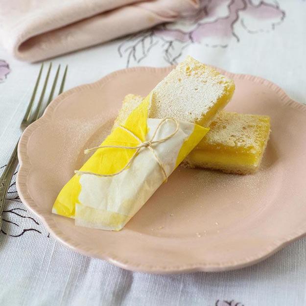 Lemon Squares For Halloween Recipe